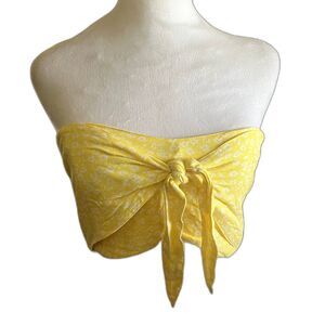 Abercombie & Fitch Strapless Tie Tube Top Size XL